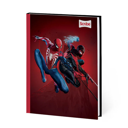 Cuaderno cosido ultra resistente de una línea diseño SPIDERMAN 100-1
