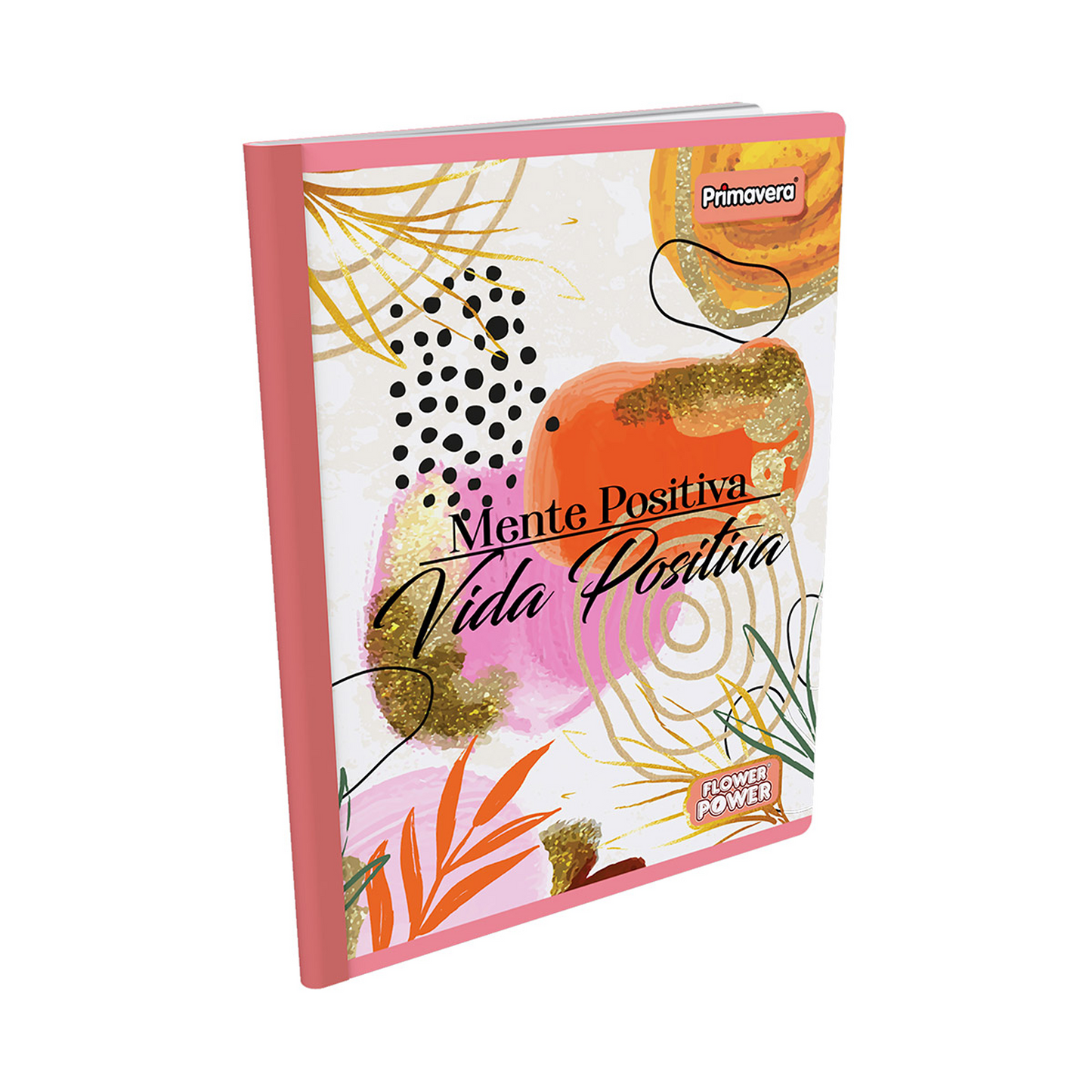 Libreta Cosida Flower Power 100 Hojas Diseños Surtidos
