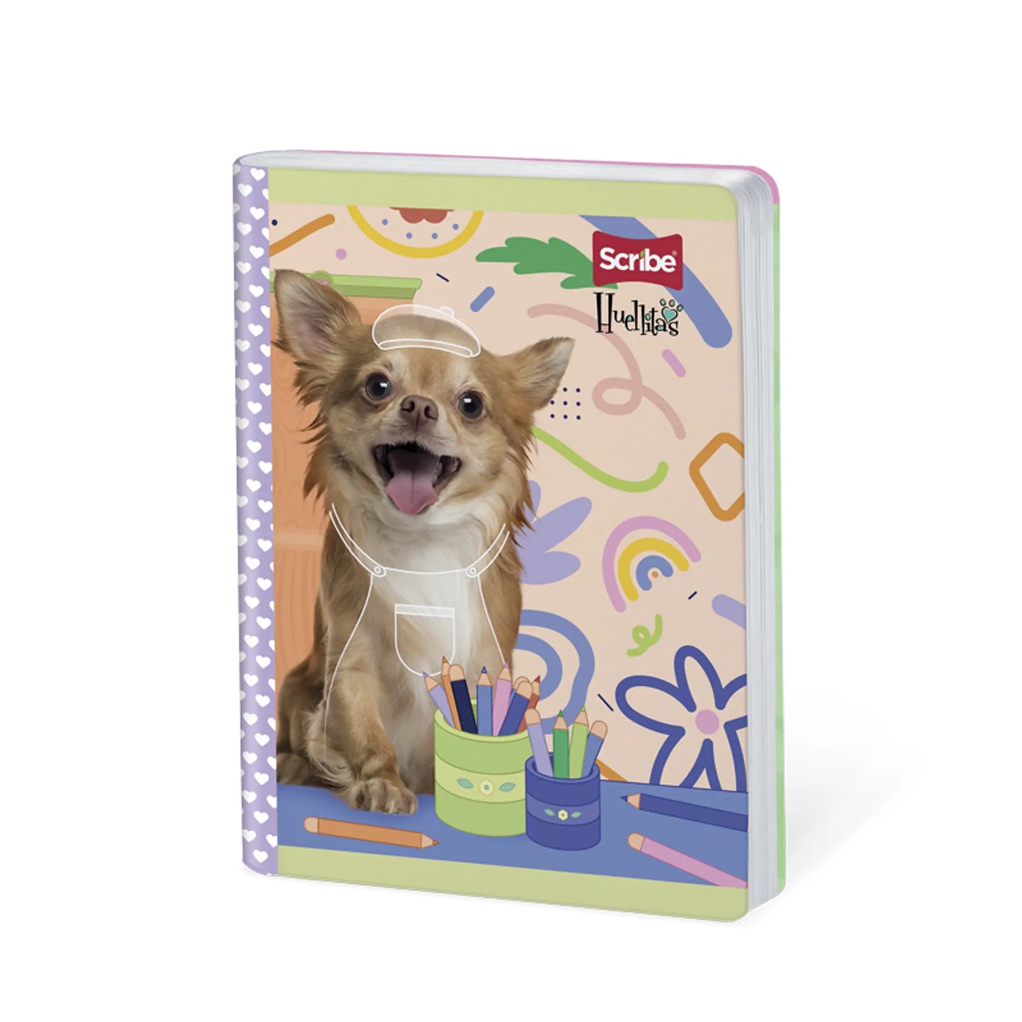 Libreta Cosida Premium Doble Linea Huellitas