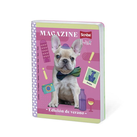 Libreta Cosida Premium Doble Linea Huellitas