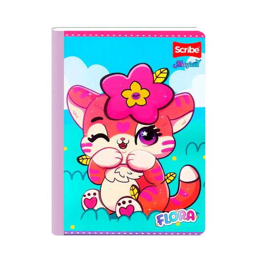 Libreta Cosida Premium Cuadriculada Magical