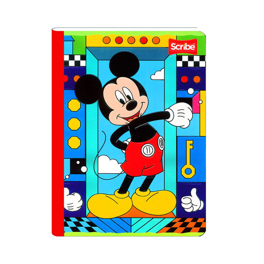 Libreta Cosida Premium Cuadriculada Mickey