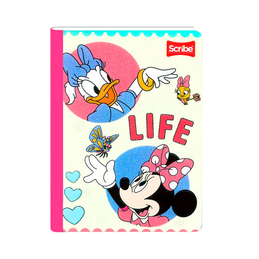 Libreta Cosida Premium Cuadriculada Minnie