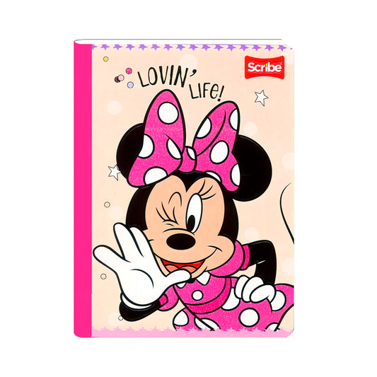 Libreta Cosida Premium Doble Linea Minnie