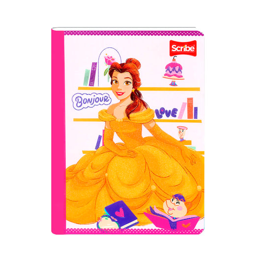 Libreta Cosida Premium Cuadriculada Princesas