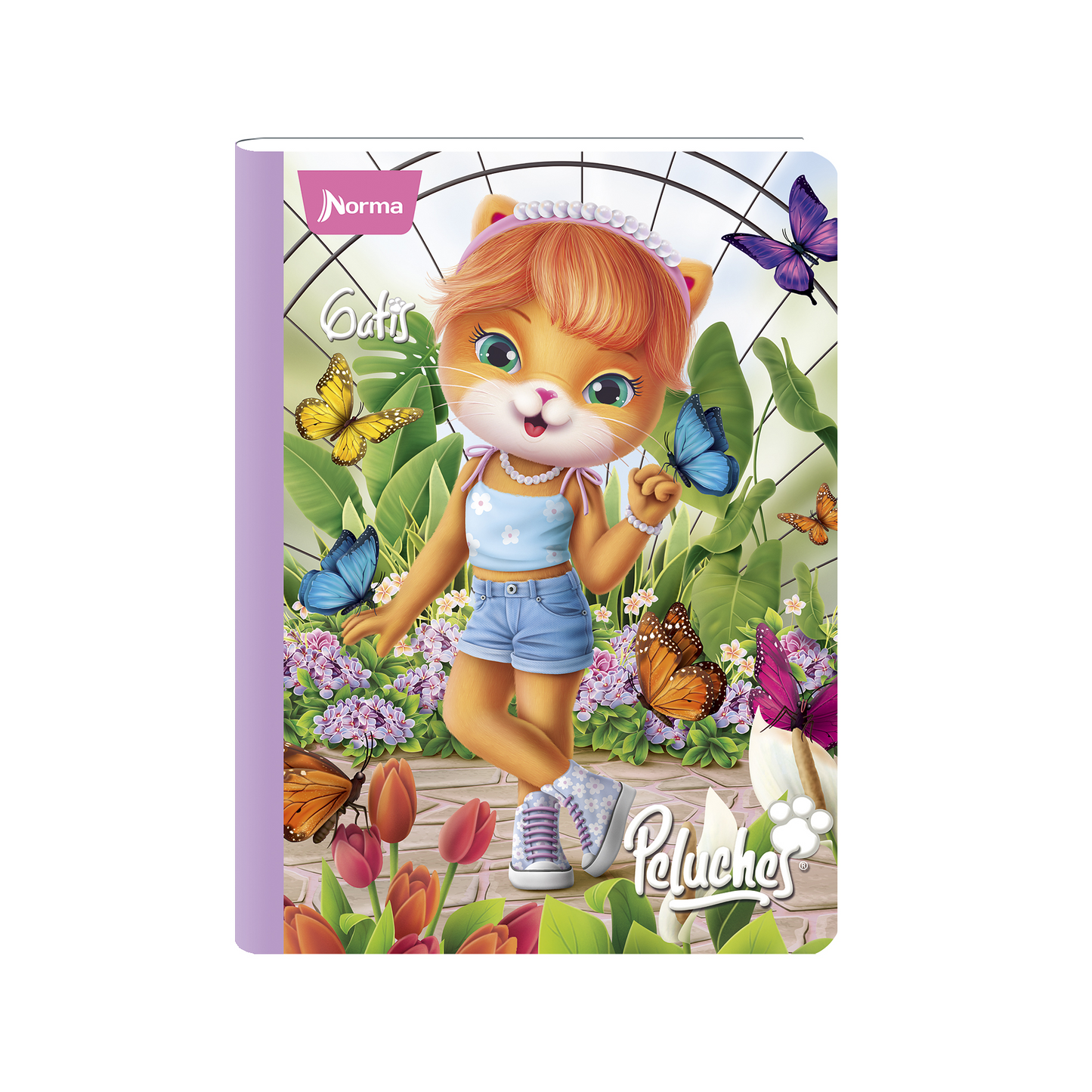 Libreta Cosida Cuadriculada Peluches 100-2 Norma