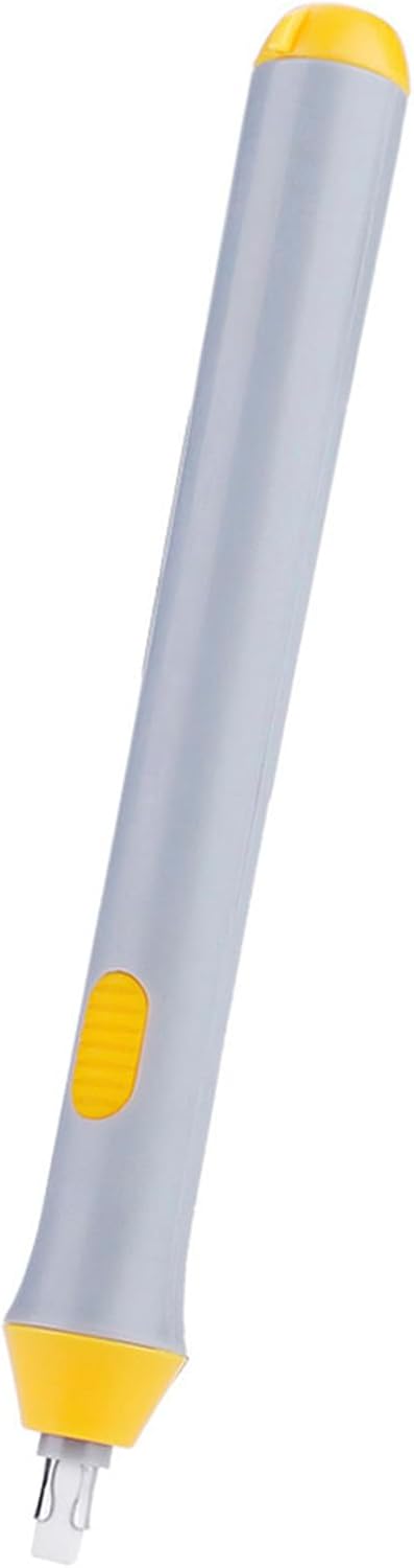 Borrador Eléctrico En Blister Tenwin Color Gris