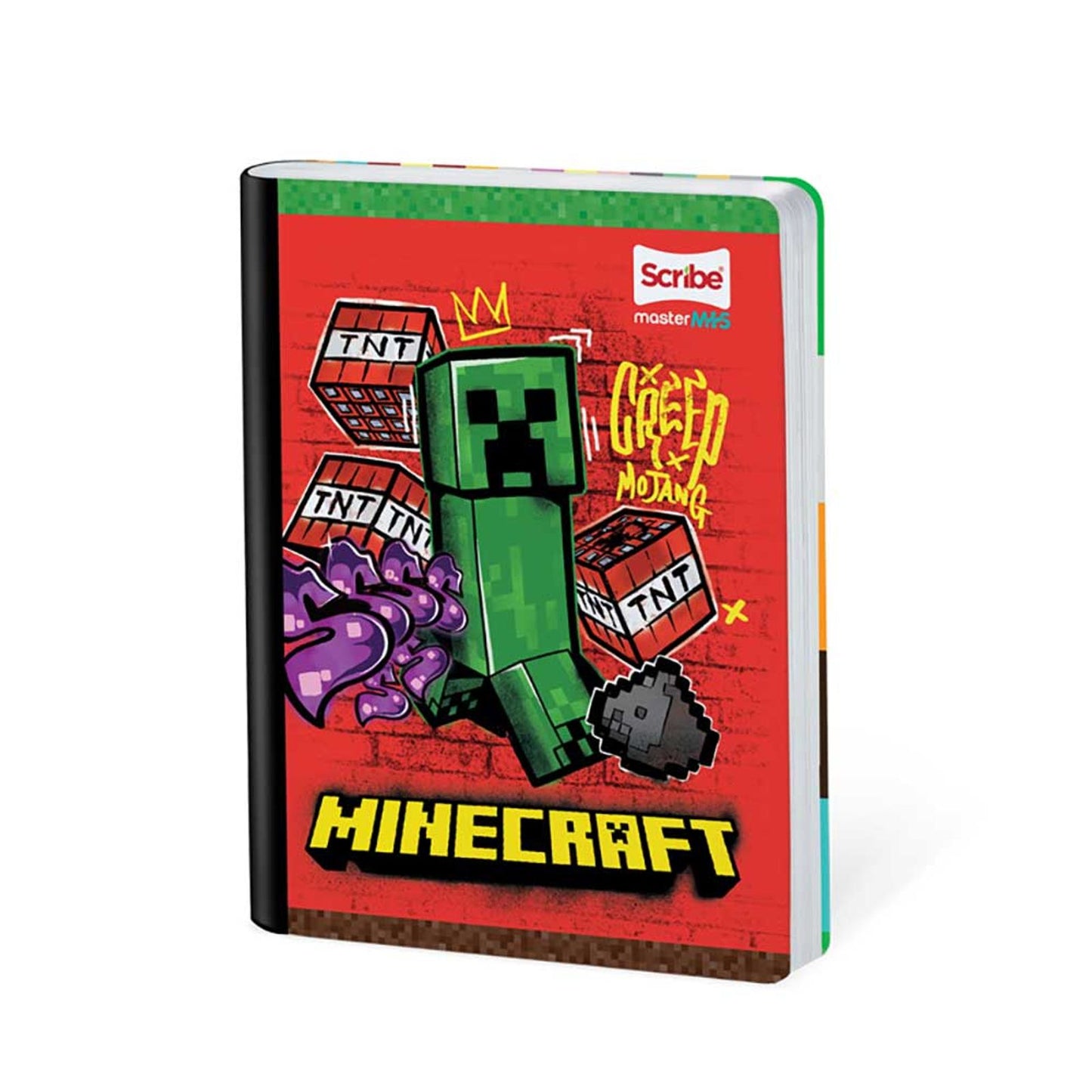 Libreta Cosida De Linea Minecraft Master Mas 100-1 Scribe