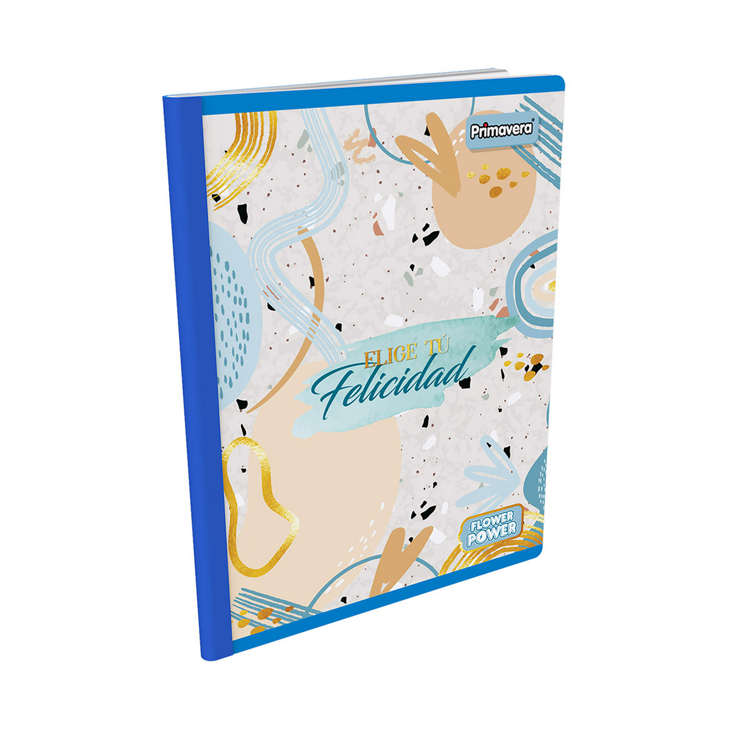 Libreta Cosida Flower Power 100 Hojas Diseños Surtidos