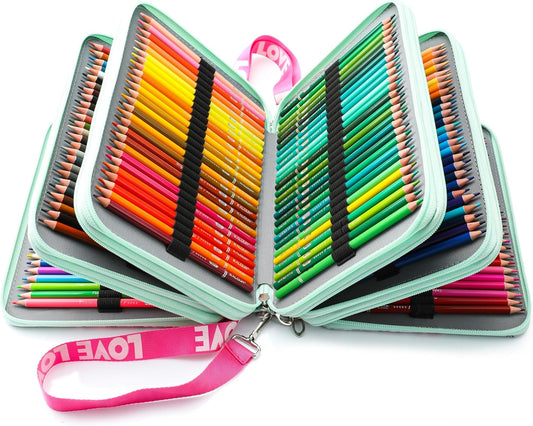 Estuche Bolso De Colores Kalour 256 Piezas