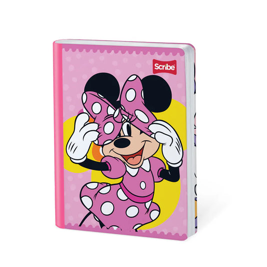 Libreta Cosida Premium Minnie Cuadros 1x1