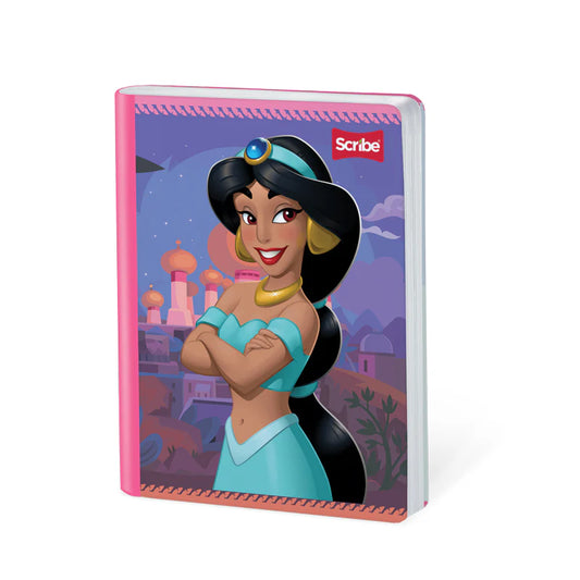 Libreta Cosida Premium Princesas Cuadros 1x1