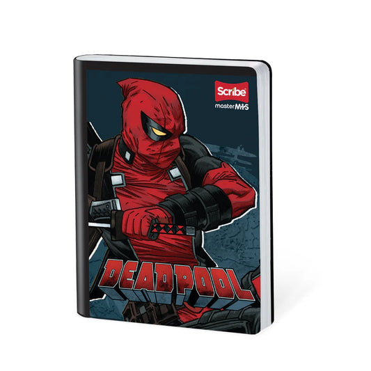 Libreta Cosida Master Mas Deadpool Doble Linea