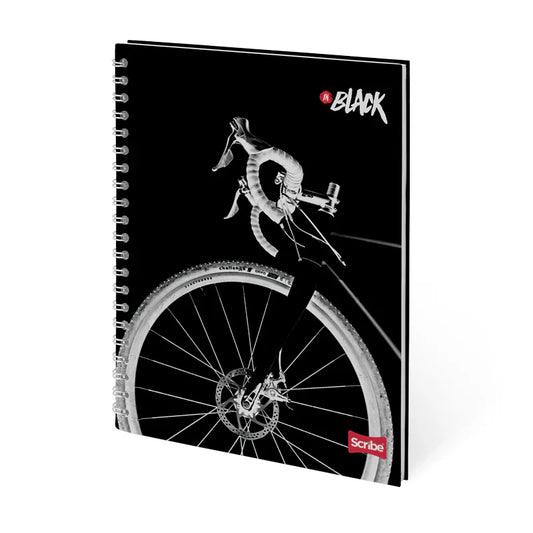 Libreta Espiral Premium In Black 5m Grande