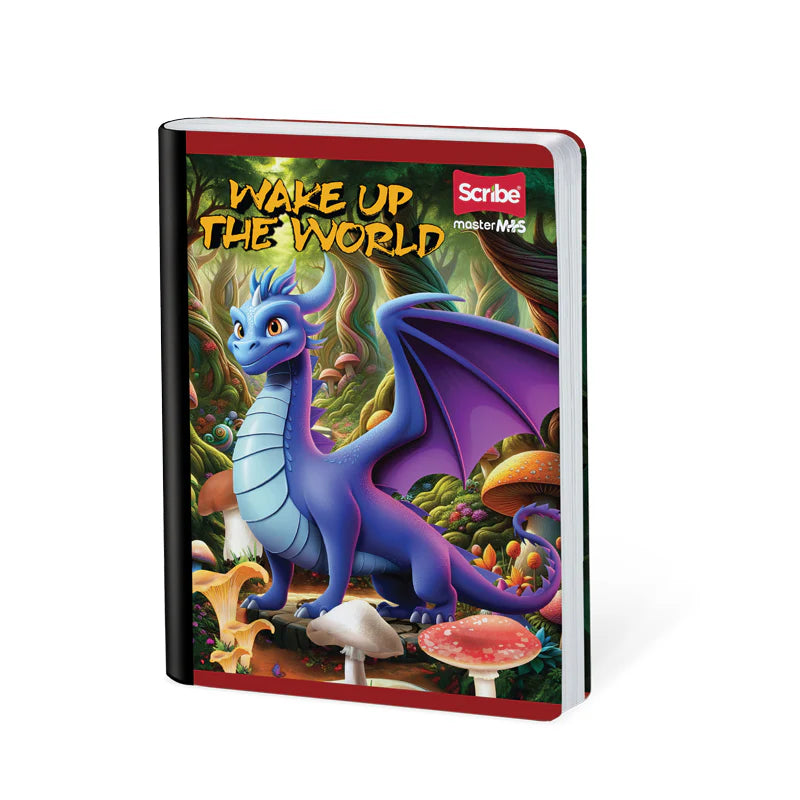 Libreta Cosida Master Mas Dragones Doble Linea