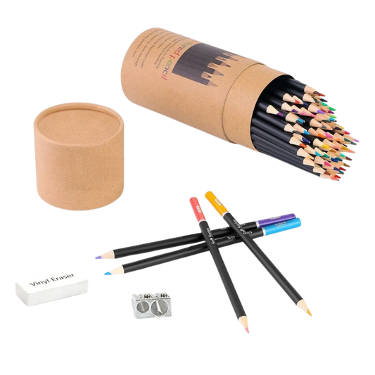 Colores Kalour X 72 Piezas Estuche De Cartón