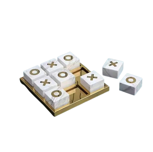 Juego Decorativo Tic Tac Toe de Lujo