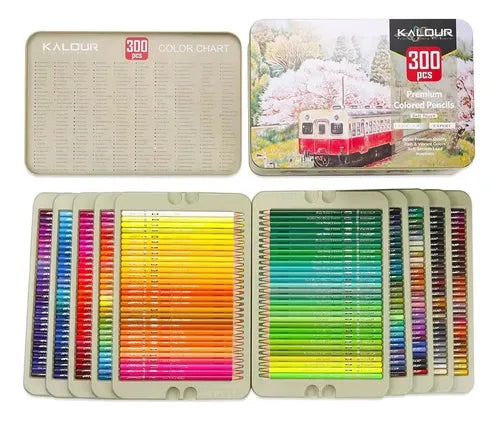 Colores Estuche Metálico Colores Kalour 300 Piezas