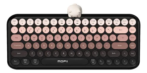 Teclado Inalámbrico Modelo Anni Color Rosa Pastel