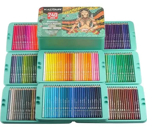 Colores Estuche Metálico Colores Kalour 240 Piezas