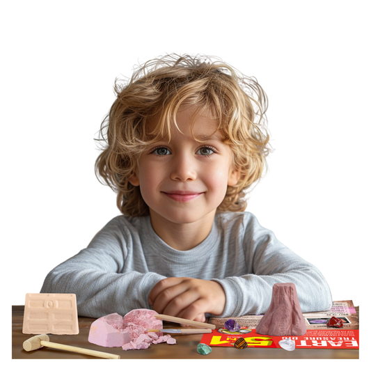 Kit Excavación Tesoros de la Tierra 5 en 1