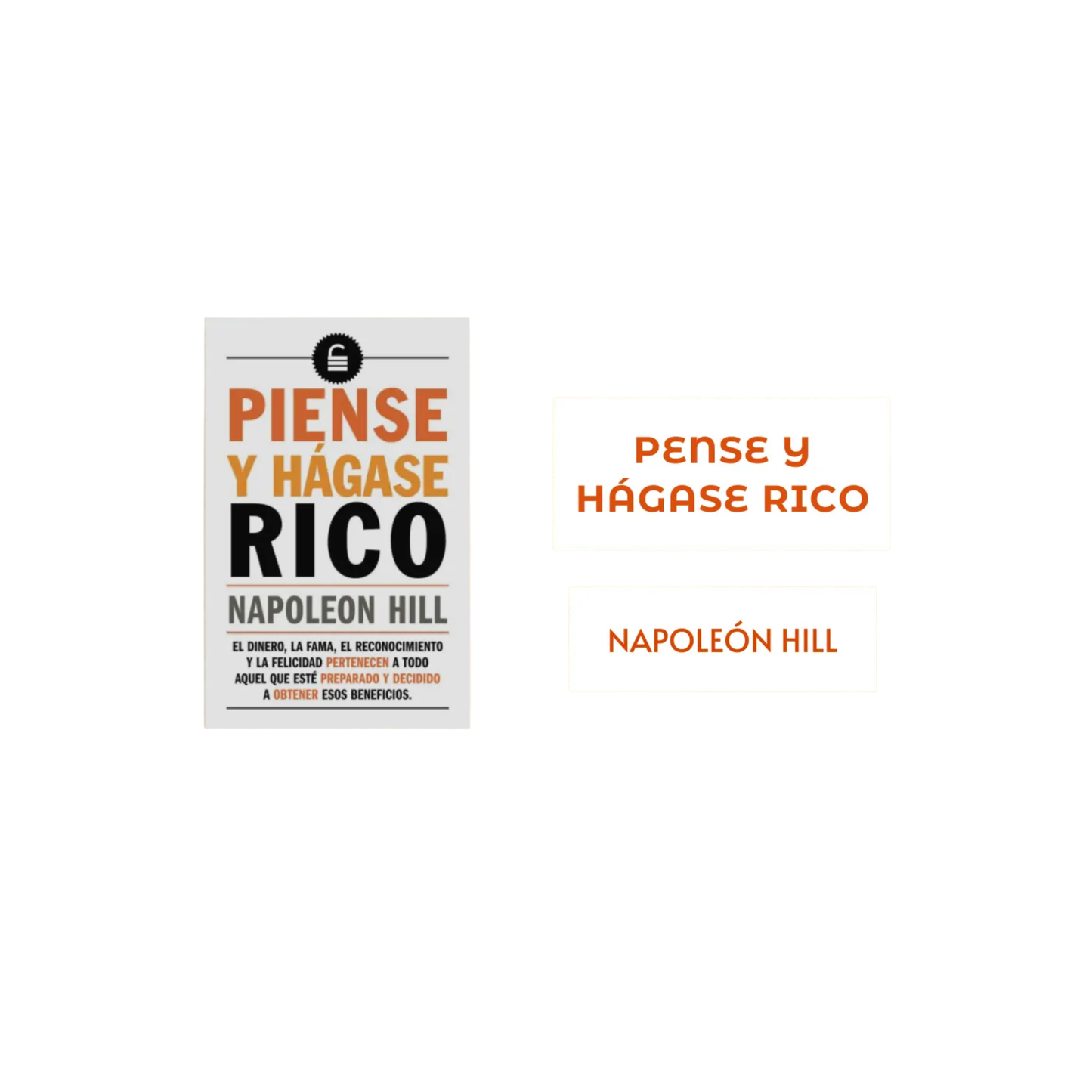 Libro Piense y Hágase Rico