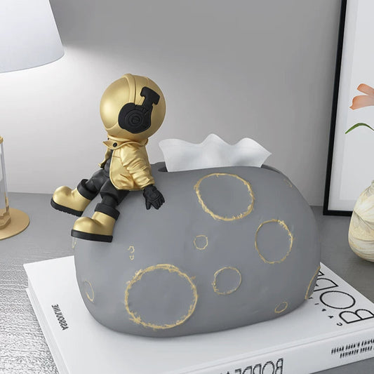 Astronauta en resina con dispensador