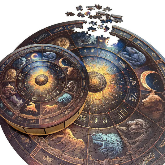 Rompecabezas Ingenio De Madera El Zodiaco 500 Piezas
