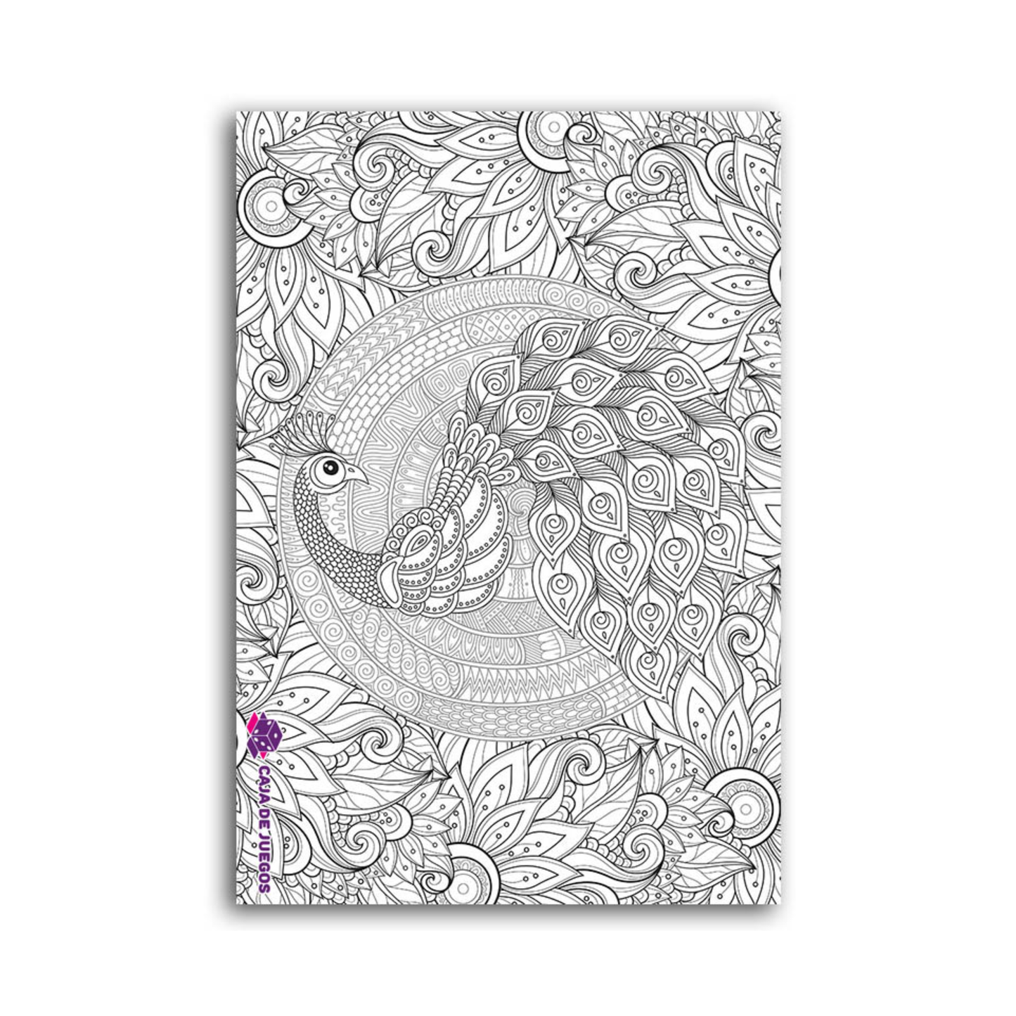 Set de Rompecabezas con Colores para armar y pintar Pavo Real 300 piezas