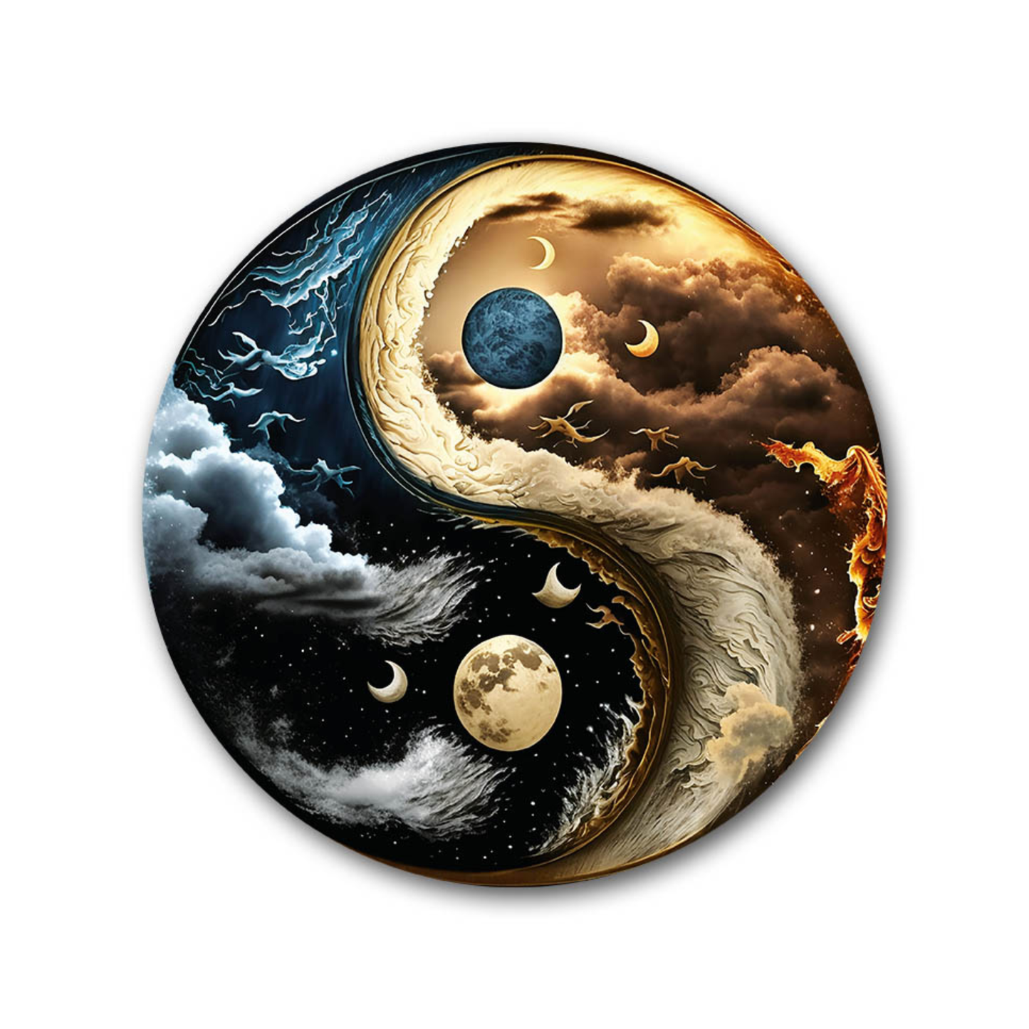 Rompecabezas Redondo 500 piezas Ying Yang