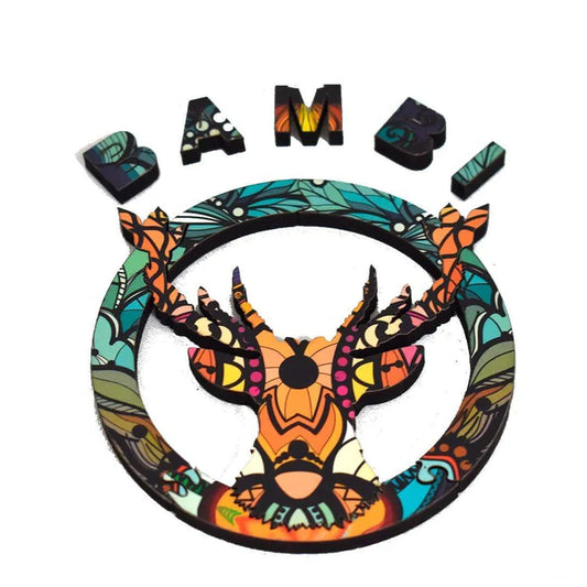 Rompecabezas en Madera Multiformas Reno místico