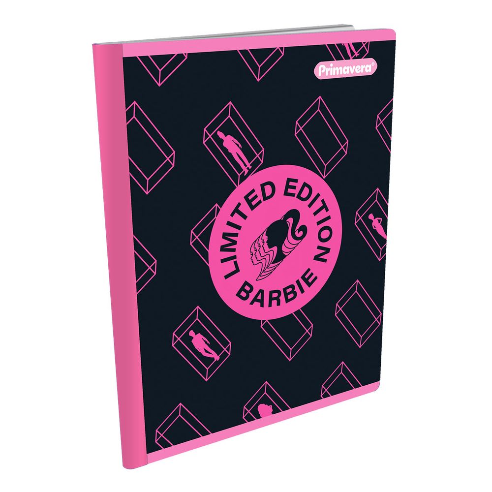 Libreta Cosida Primavera 100 Hojas Doble Linea Diseño Barbie 100-3