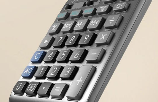 Casio Calculadora de Escritorio JF-120FM Gris