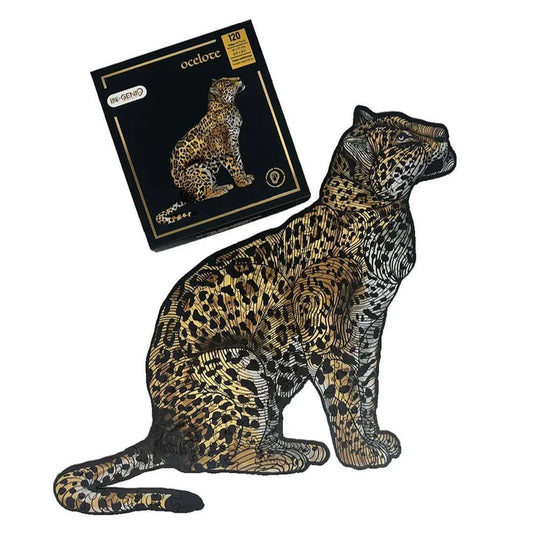Rompecabezas en Madera Multiformas Jaguar - Ocelote