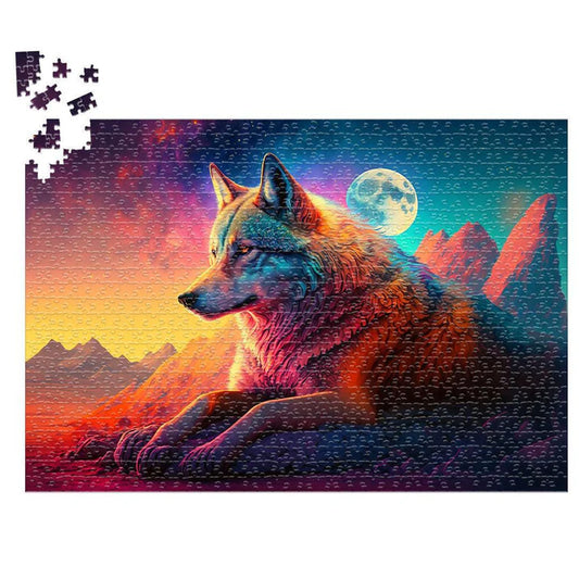 Rompecabezas 1000 piezas Lobo galáctico (ING207) LÍNEA P