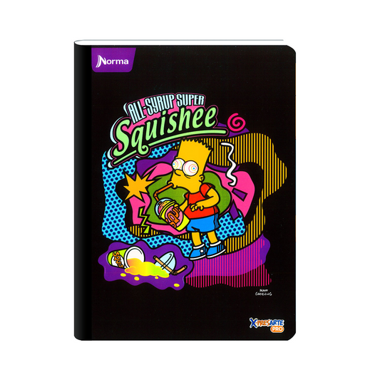 Libreta Cosida Cuadriculado Xpresarte Pro The Simpsons 100-2 Norma
