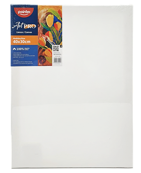 Lienzo Blanco 100% Algodón (20x30cm) Pointer Artpro
