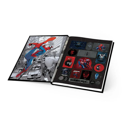 Cuaderno cosido ultra resistente cuadriculado diseño SPIDERMAN 100-2