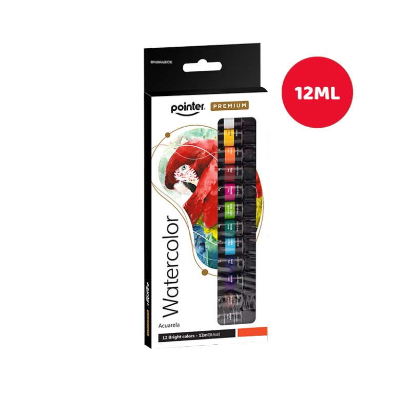Acuarela De 12 Colores X 12 Ml Pointer