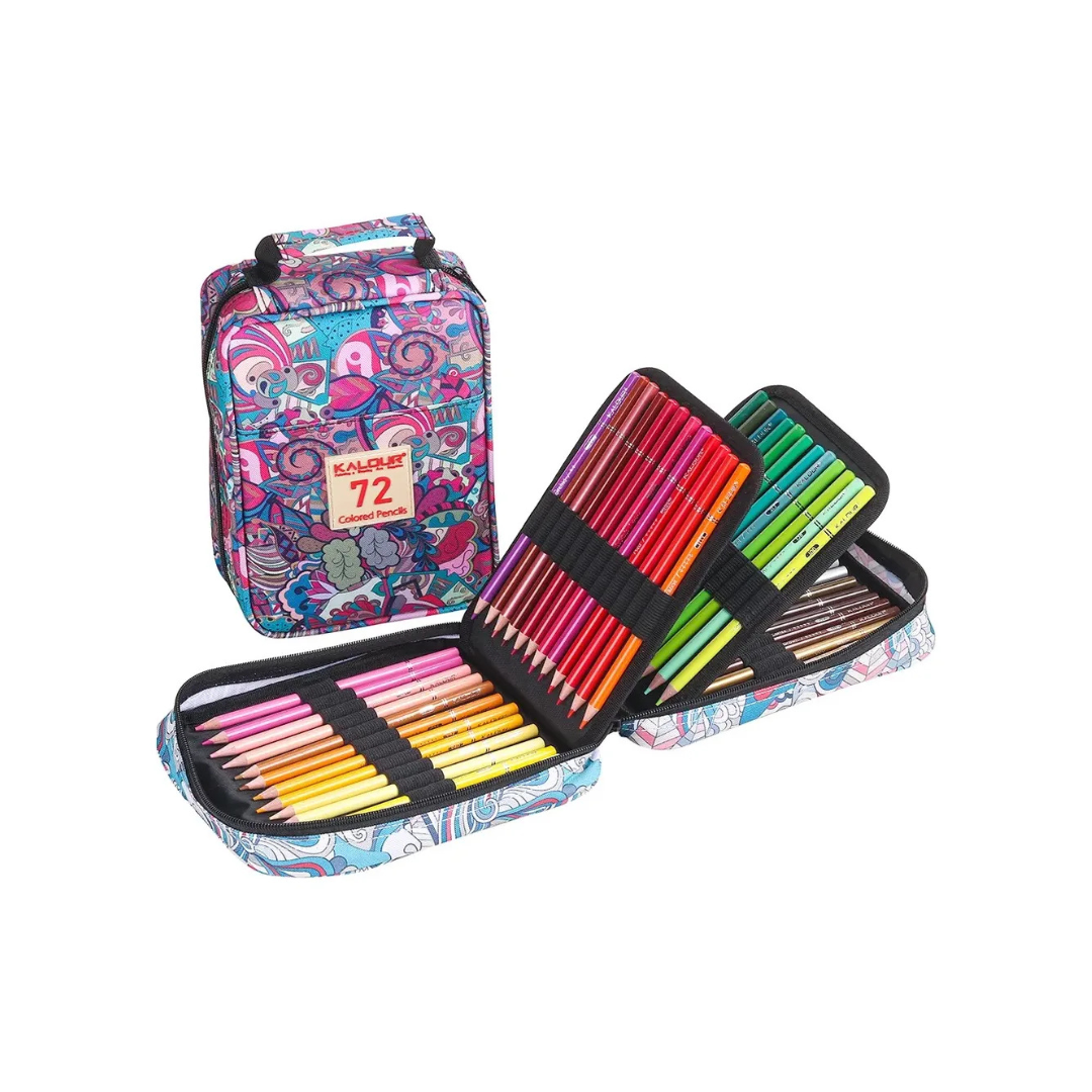 Colores Estuche Con Cierre Colores Kalour 72 Piezas