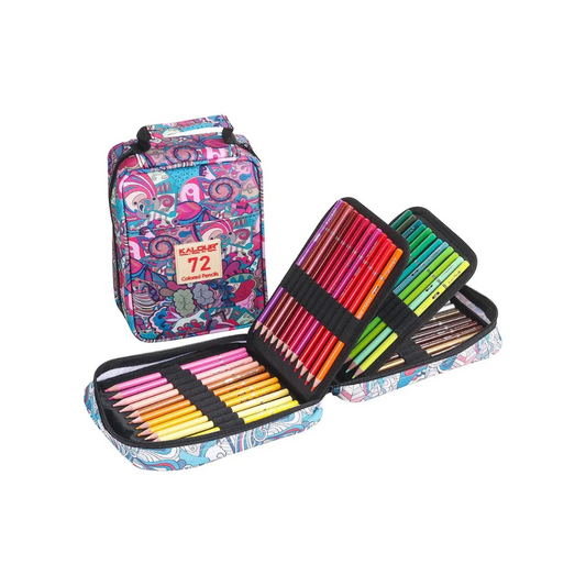 Colores Estuche Con Cierre Colores Kalour 72 Piezas