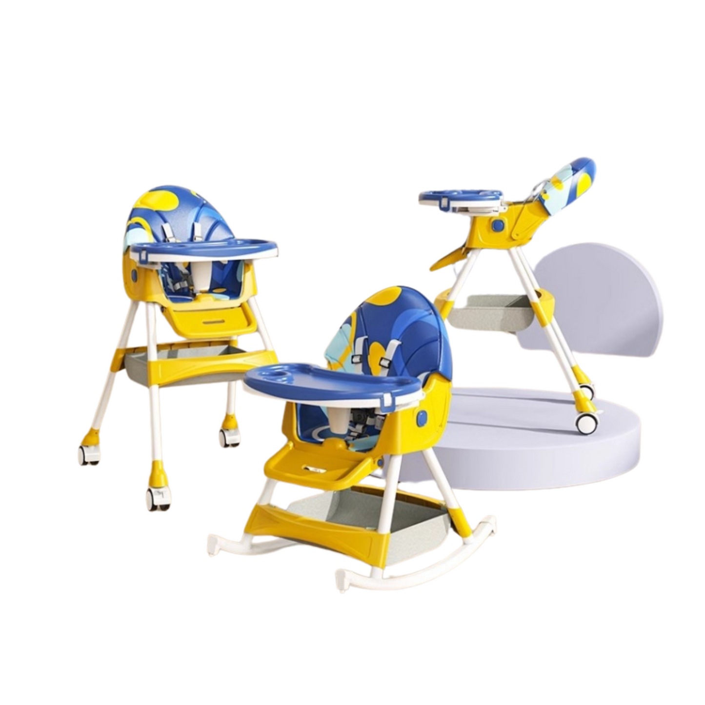 Silla Alta 4 en 1 Para Bebé