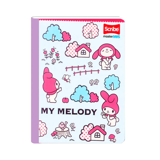 Libreta Cosida Master Mas Melody Cuadriculada