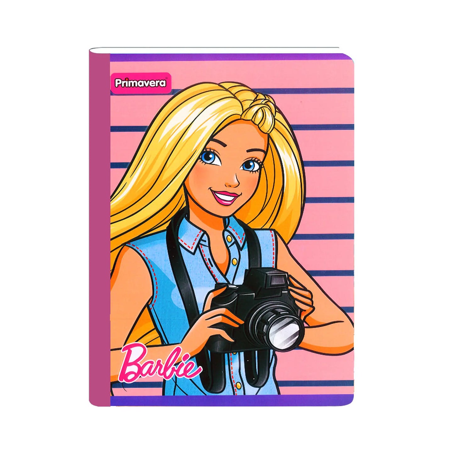 Libreta Cosida Una Linea Diseño Barbie 100-1