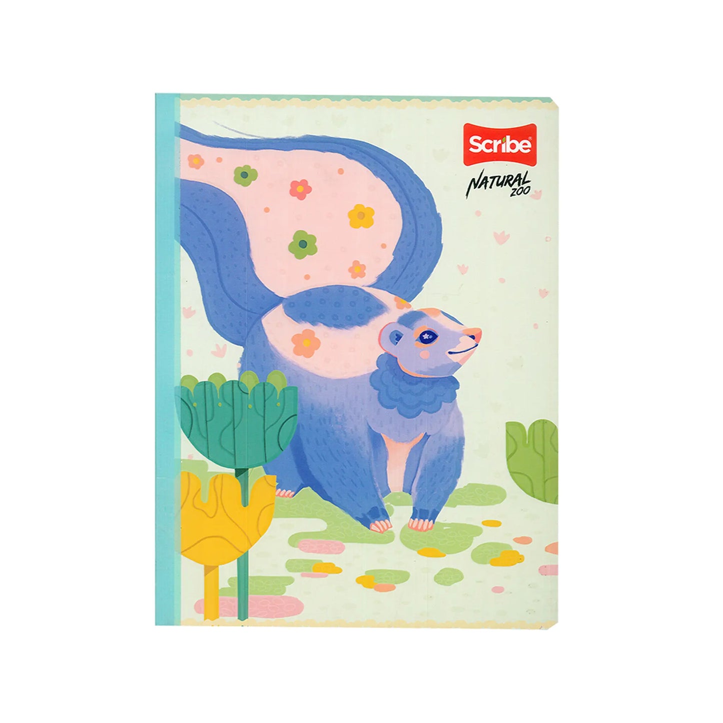 Libreta Cosida Premium Cuadriculada Natural Zoo