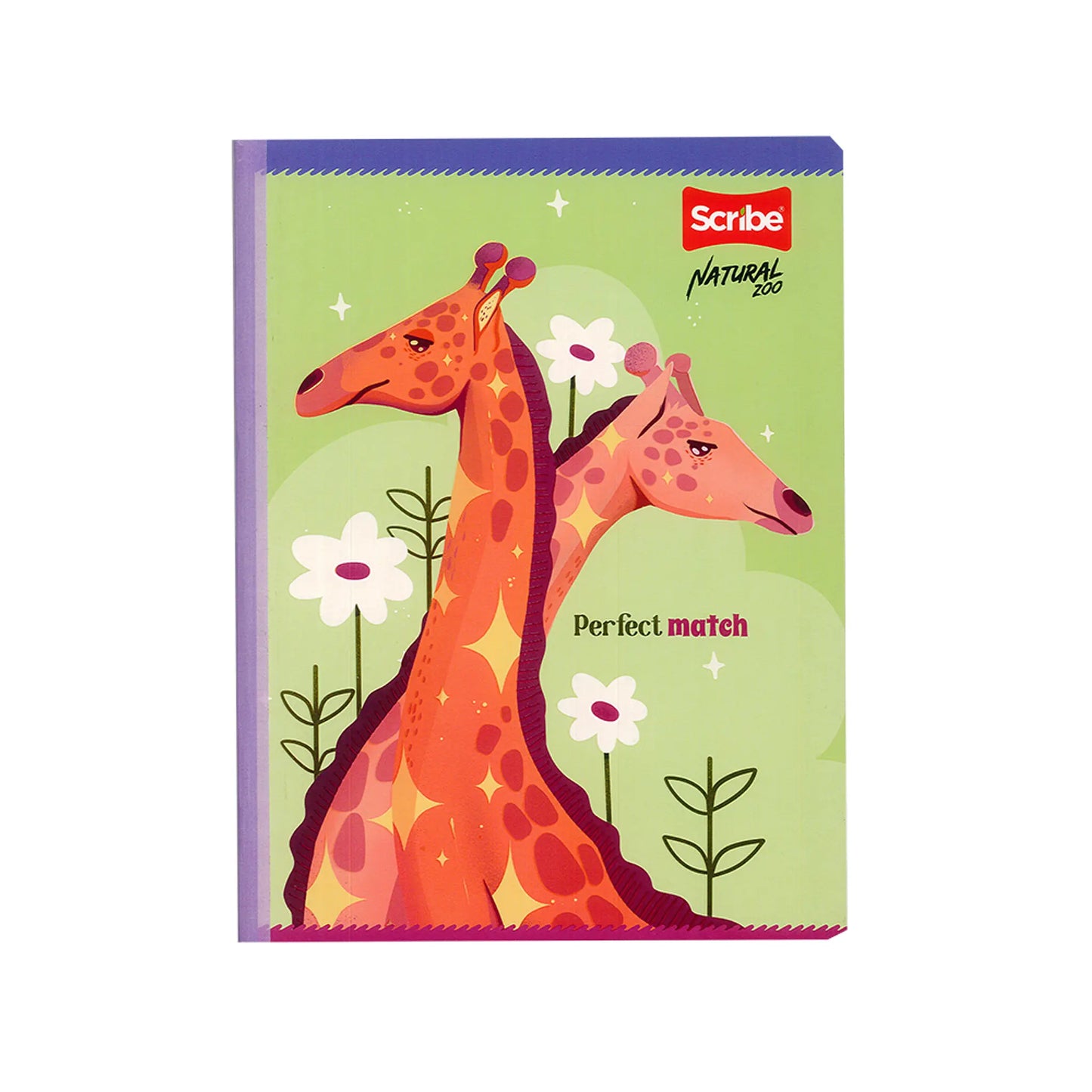 Libreta Cosida Premium Cuadriculada Natural Zoo