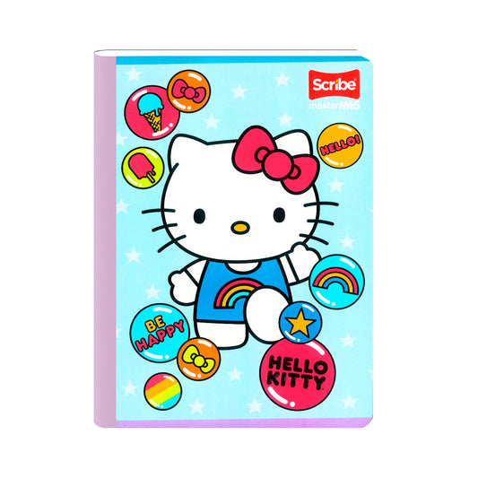 Libreta Cosida Master Mas Hello Kitty Doble Linea
