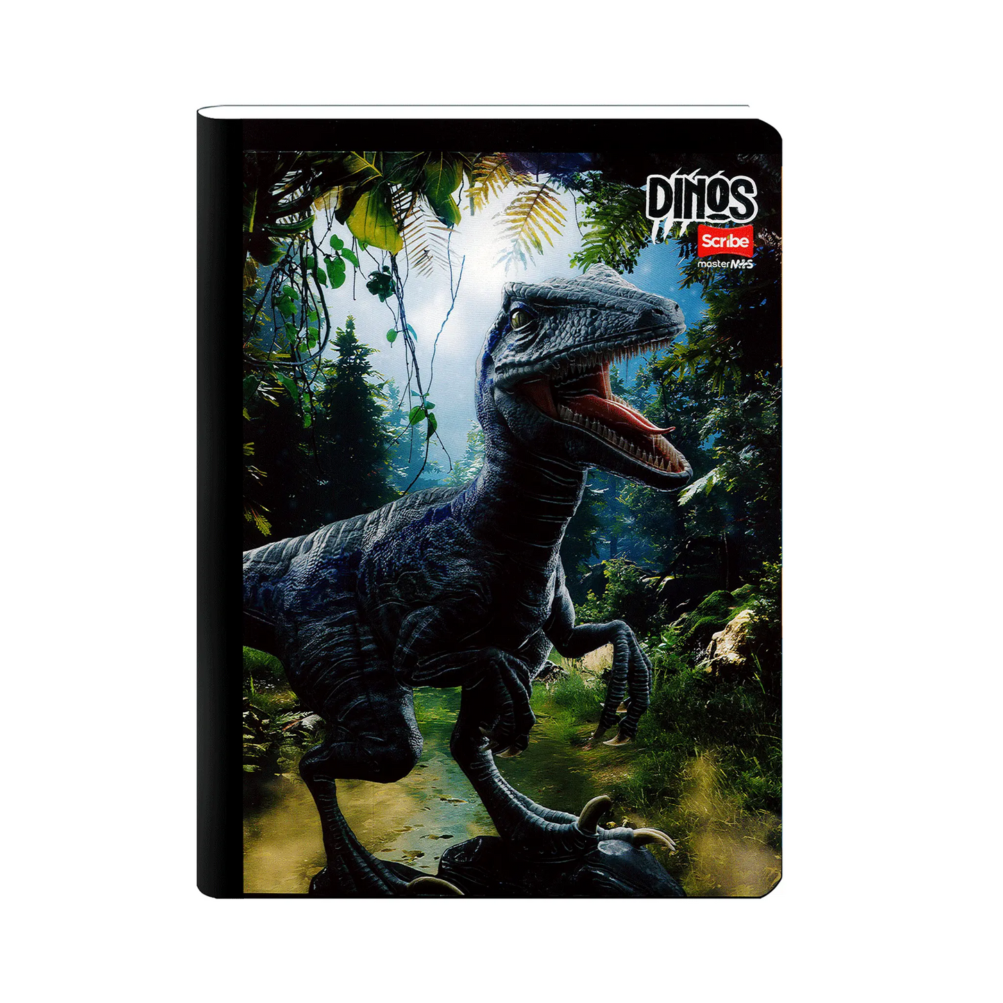 Libreta Cosida Master Mas Dinosaurios Cuadriculada
