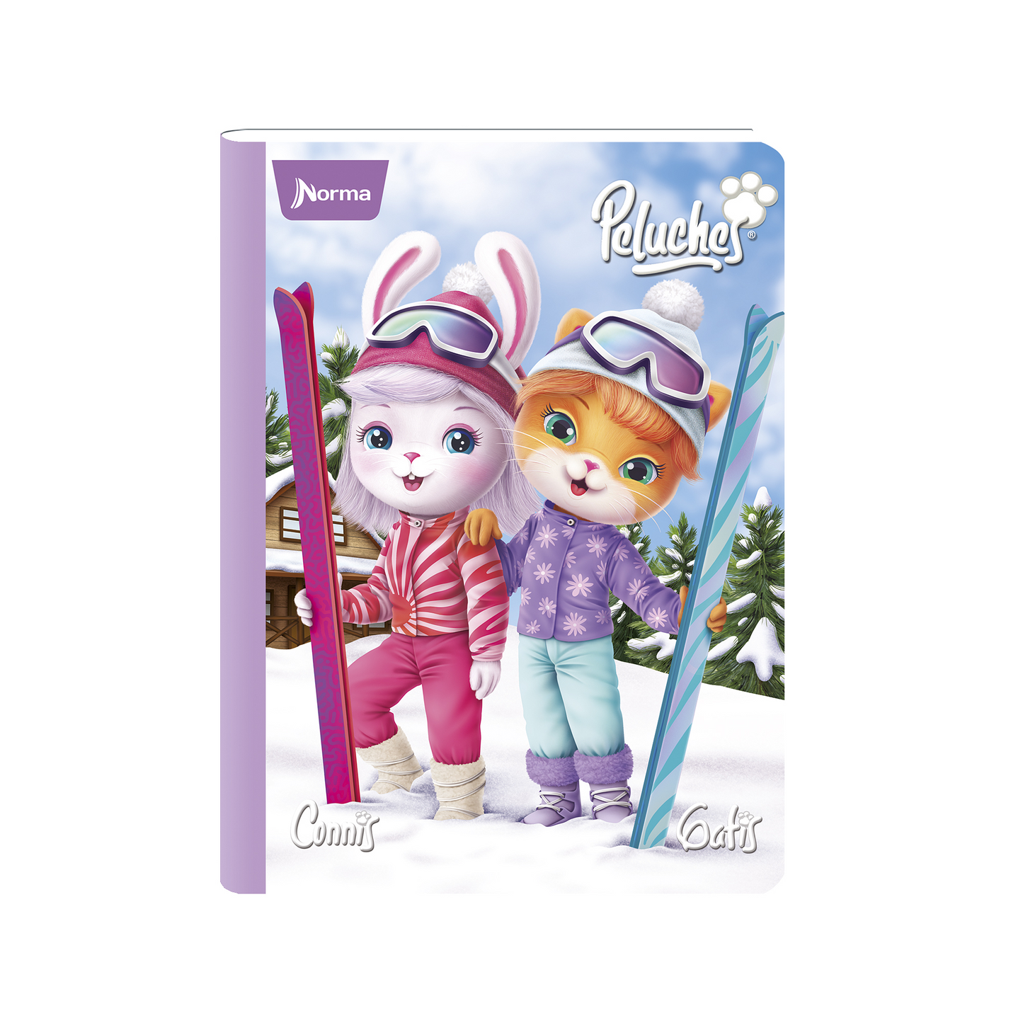 Libreta Cosida Cuadriculada Peluches 100-2 Norma