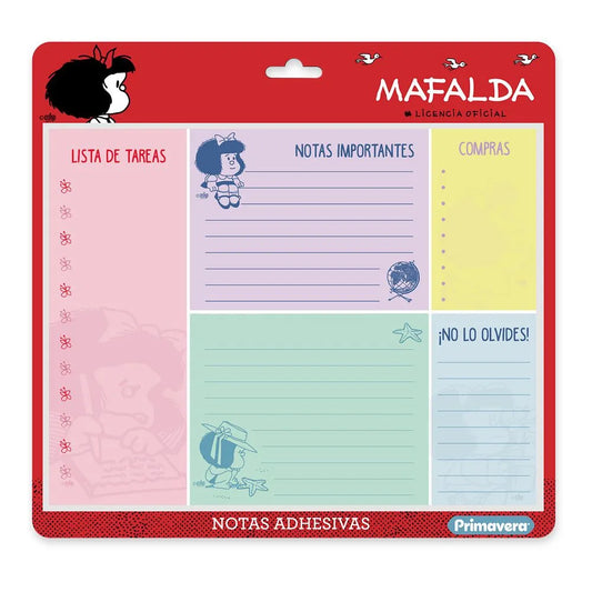 Set De Notas Adhesivas Mafalda